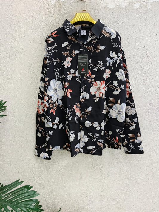 MFW viscose full sleeve printed shirts Single pcs @299 and Buy 4 pcs combo @999