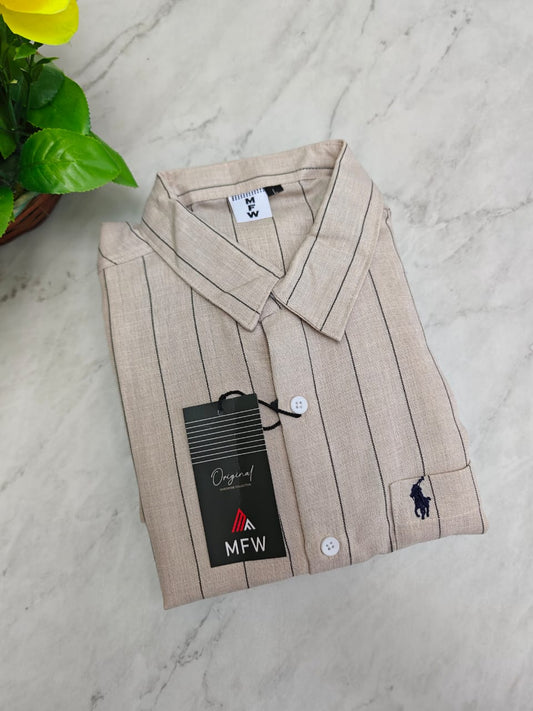MFW korean lenin stripes shirts Single pcs @299 and Buy 4 pcs combo @999