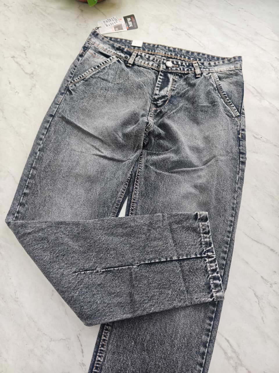 Side packet baloon fit jeans 2 pcs combo @ 999