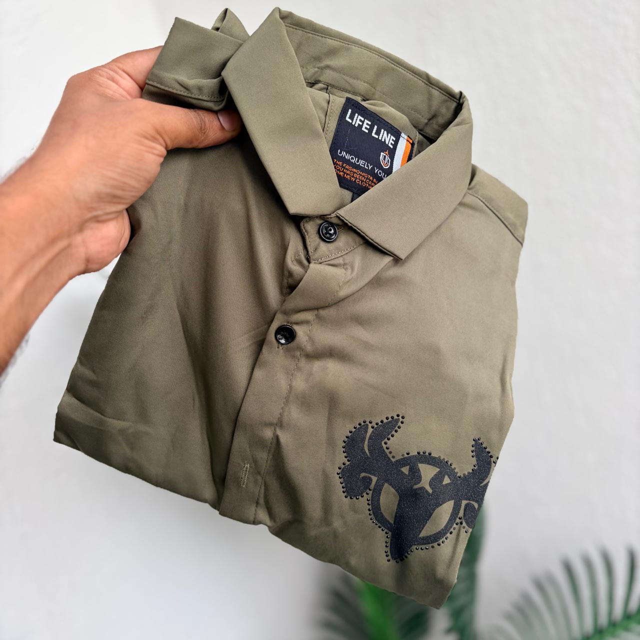 Men's full sleeve Party wear Stone Shirts single pcs @299 and Buy pcs combo @999