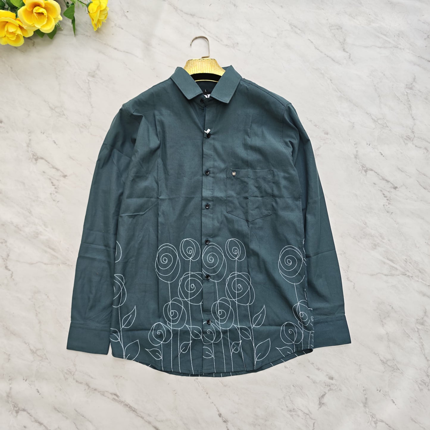 Men's Full sleeve bottom printed Shirts single pcs @299 and Buy 4 pcs combo @999