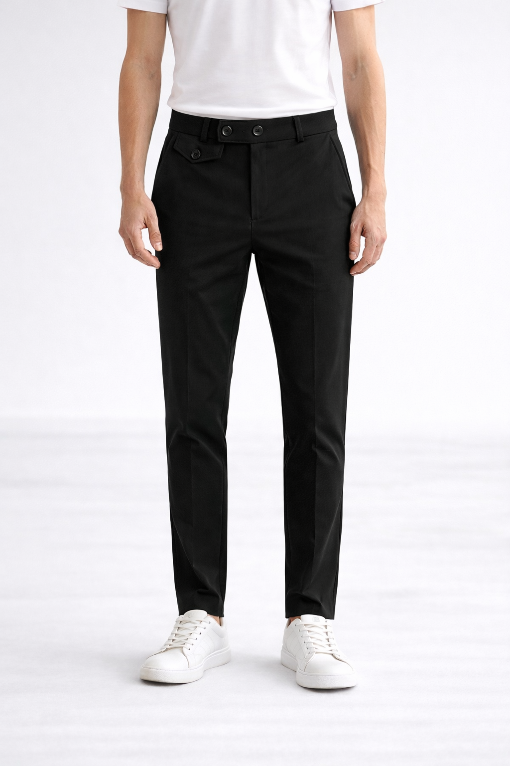 Gurkha type Lycra formal pant buy 4 pcs combo @999(Black)