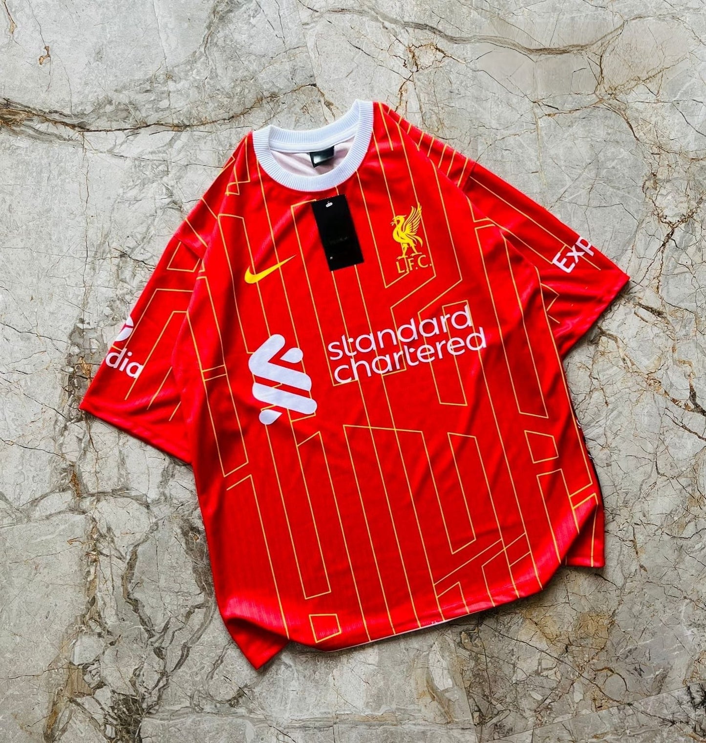 Half sleeve front and back printed football jersey buy @200