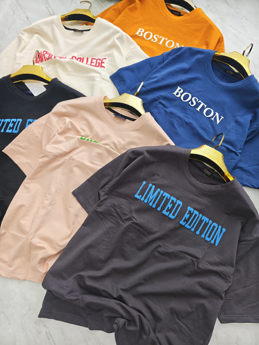 3 in 1 combo buy 3 pcs Random design Front and back printed tshirts buy 500 only(Read description before ordering)