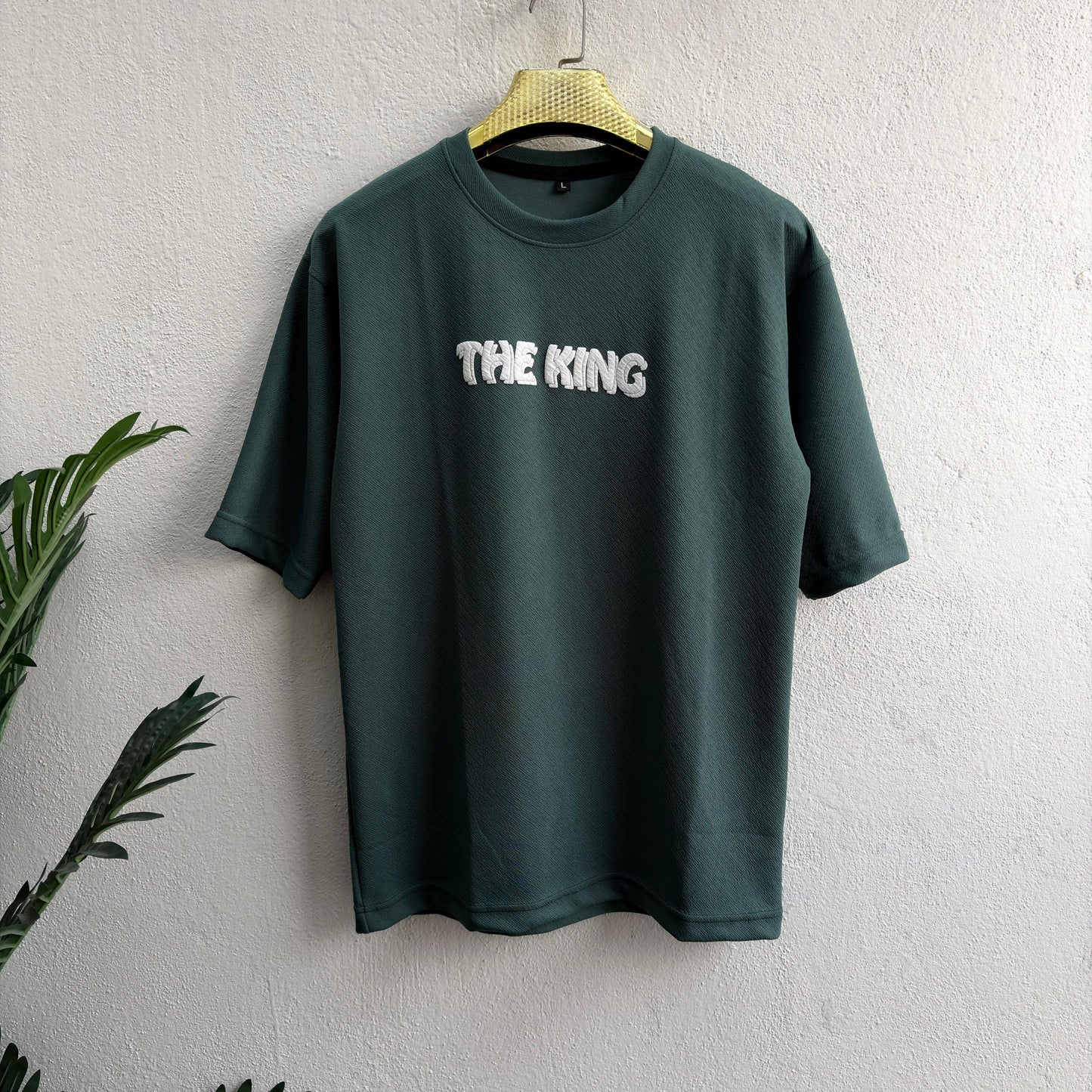 Round neck Front and back print droup shoulder Tshirt 1 pc @199 and 3 pcs @ 499