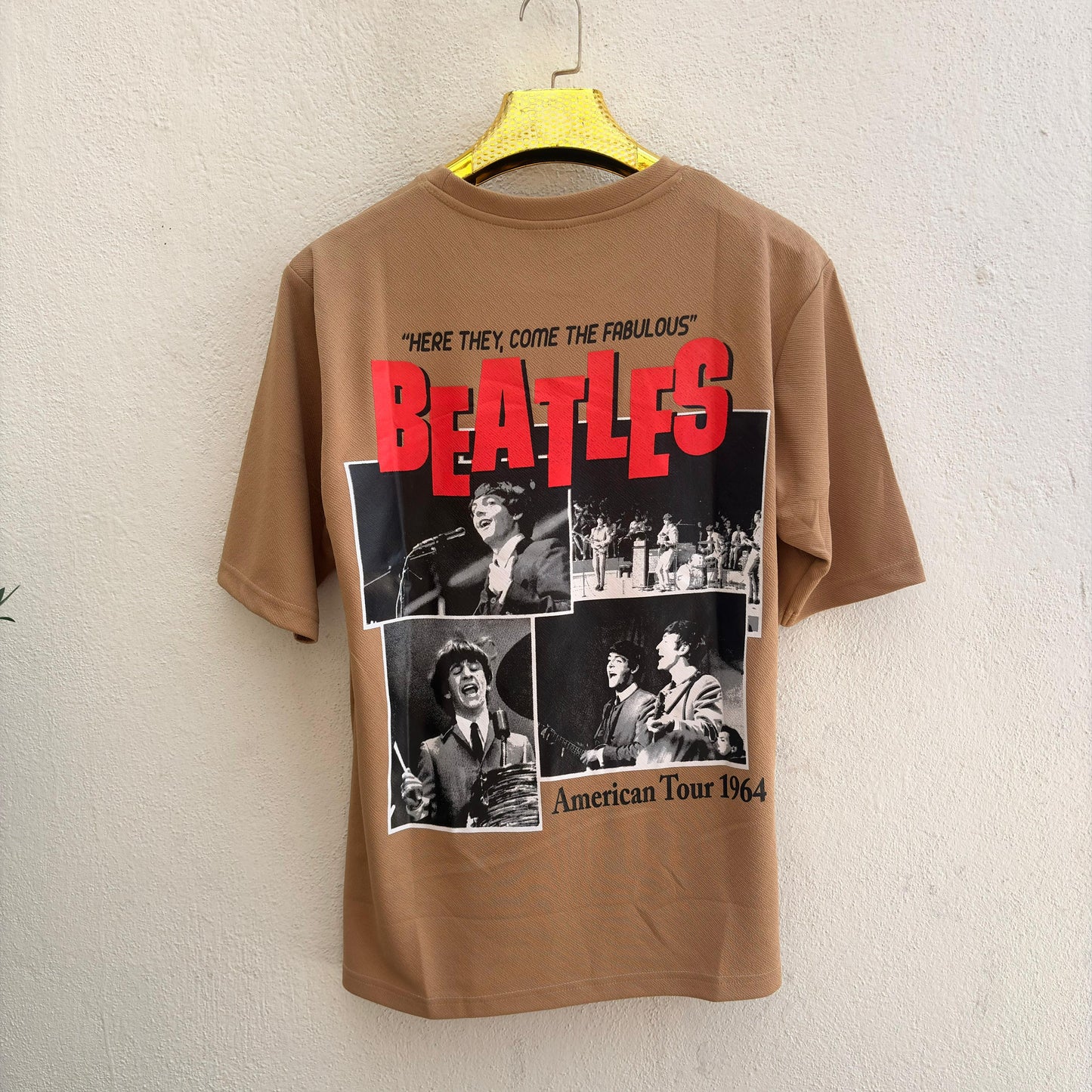Round neck Front and back print drop shoulder Tshirt 1 pc @199 and 3 pcs @ 499(Beatles Design)