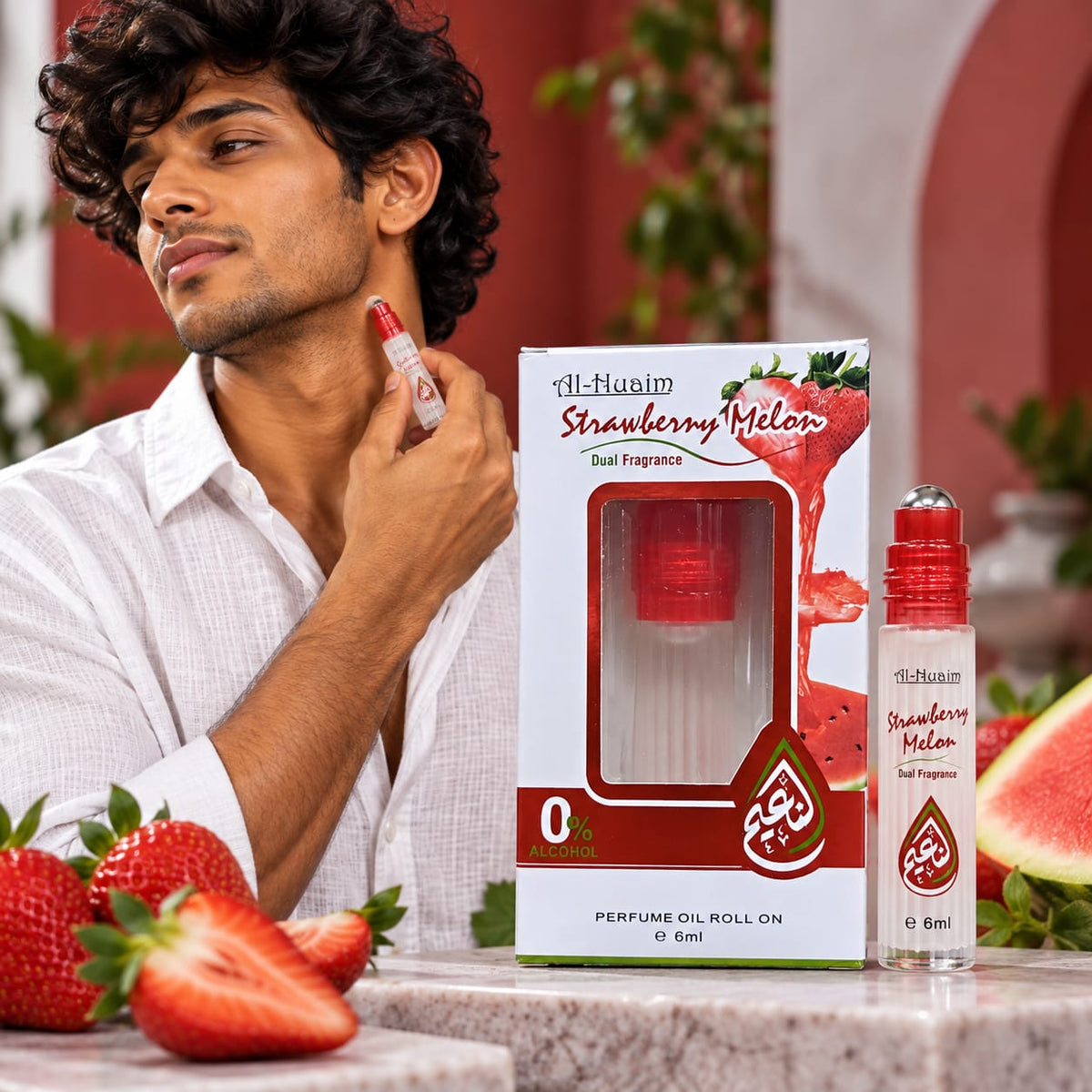 Strawberry melon Alcohol Free attar perfume
