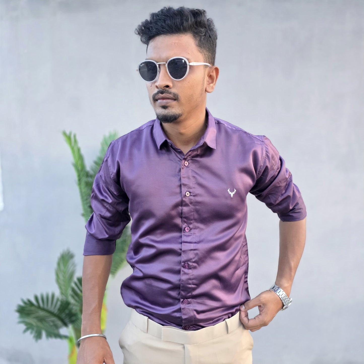 MFW Men's Full sleeve plain party wear Shirts single pcs @299 and Buy 4 pcs combo @999