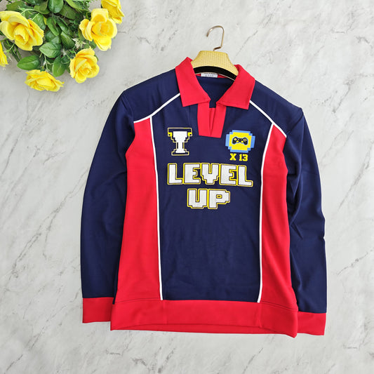 Men's korean Collar printed premium old money Zipper Full sleeve tshirts@249 (Fabric Reference – Please Read Description)