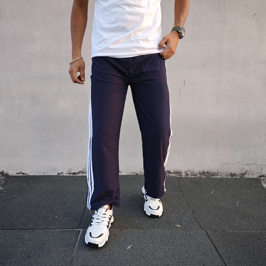 Ns 3 line baggy track pants buy 3 pcs @499(Navy)
