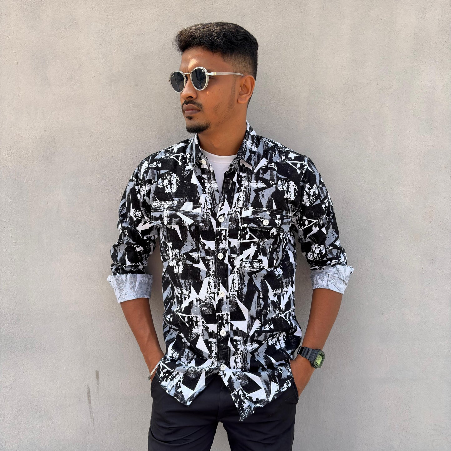 Men's Full sleeve Double pocket Shirts Shirts single pcs @299 and Buy 4 pcs combo @999