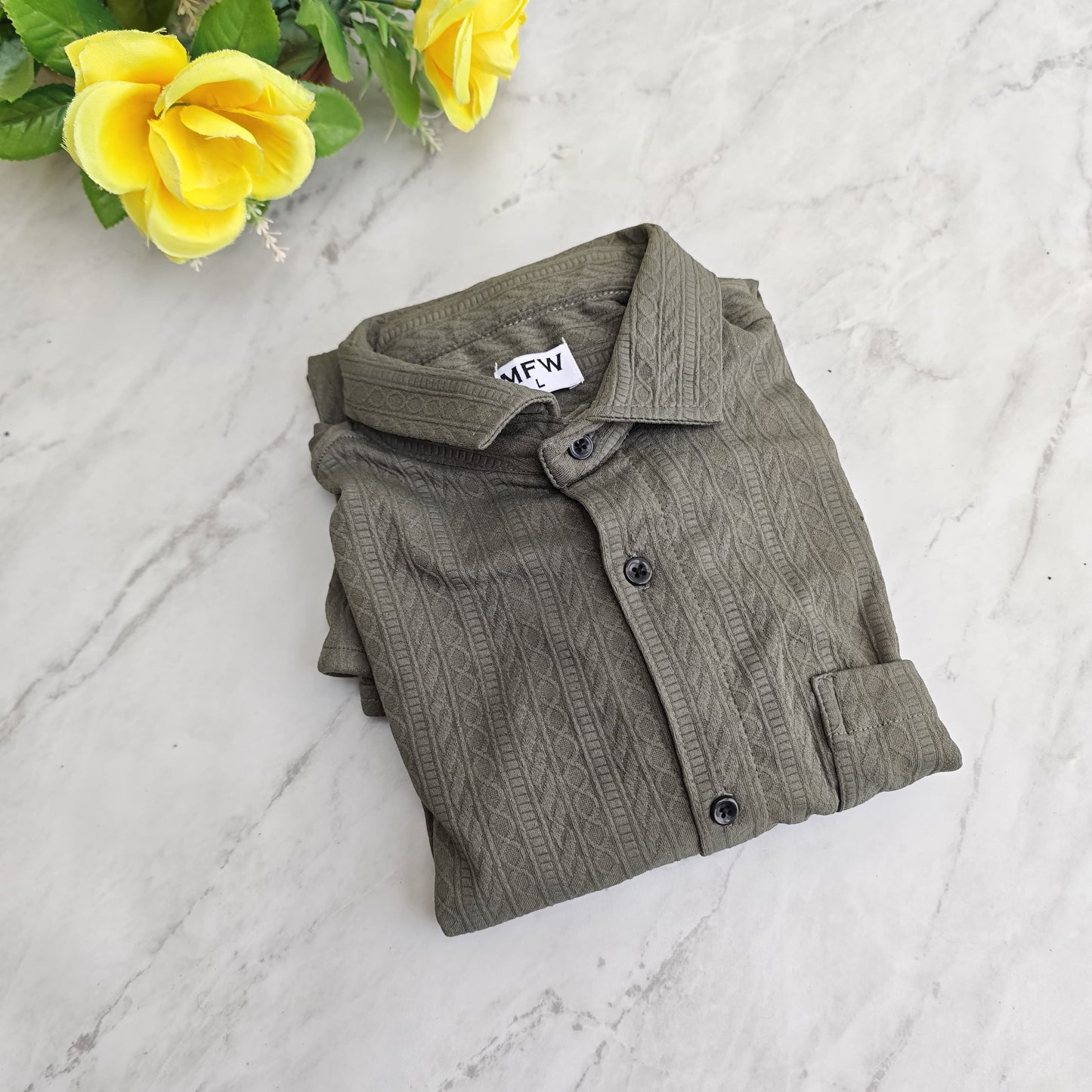 Textured Jacquard fabric Shirts single pcs @299 and Buy 4 pcs combo @999