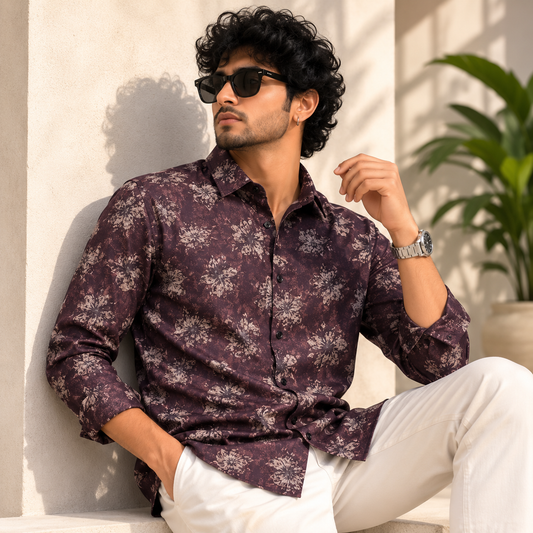 Men's printed viscose Shirts single pcs @350 and Buy 3 pc combo @999