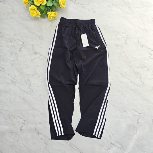 Mfw Baggy Street Wear Stripes Track pants buy 1 pc @199 3 pcs @ 499 (Navy blue)