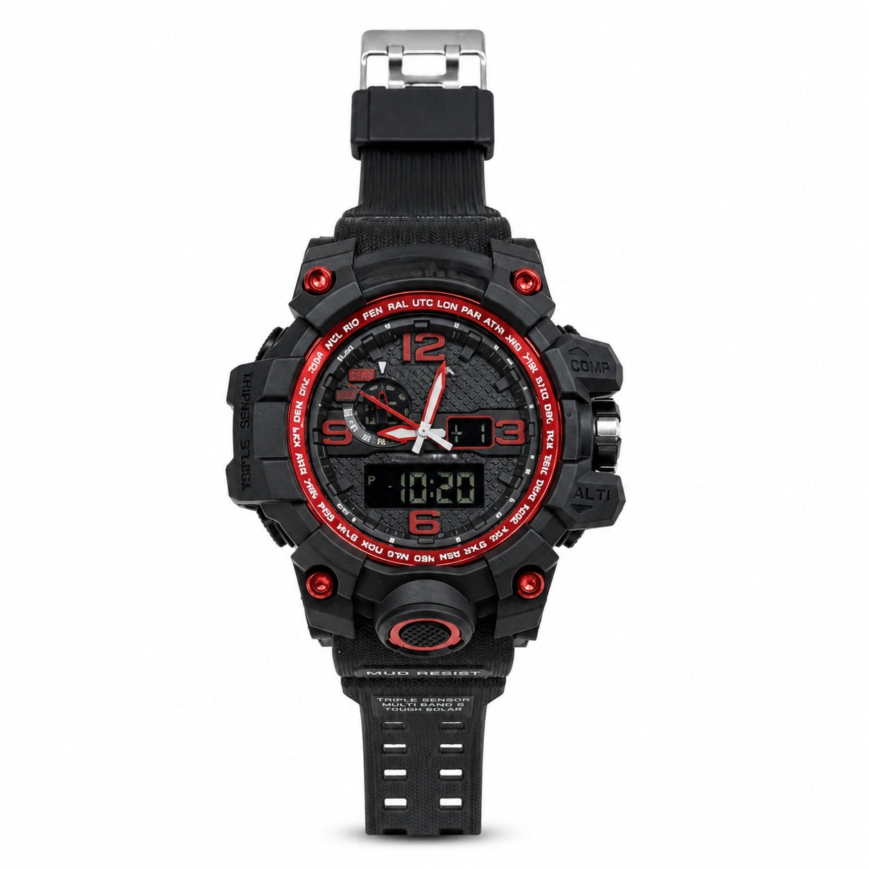 Rugged Sports Watch buy @350rs (Red)