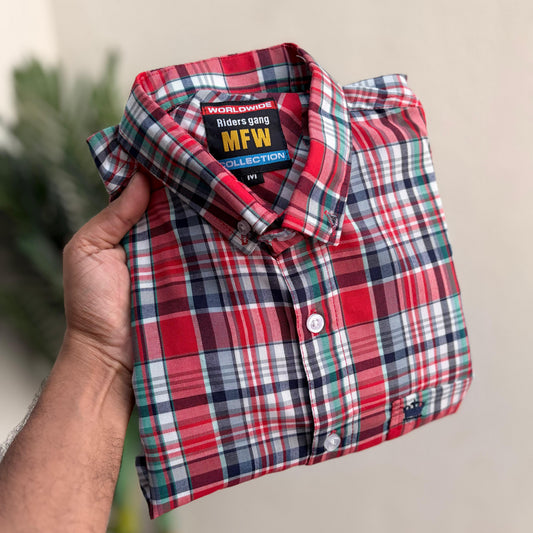 MFW old money checked full sleeve Shirts single pcs @299 and Buy 4 pcs combo @999