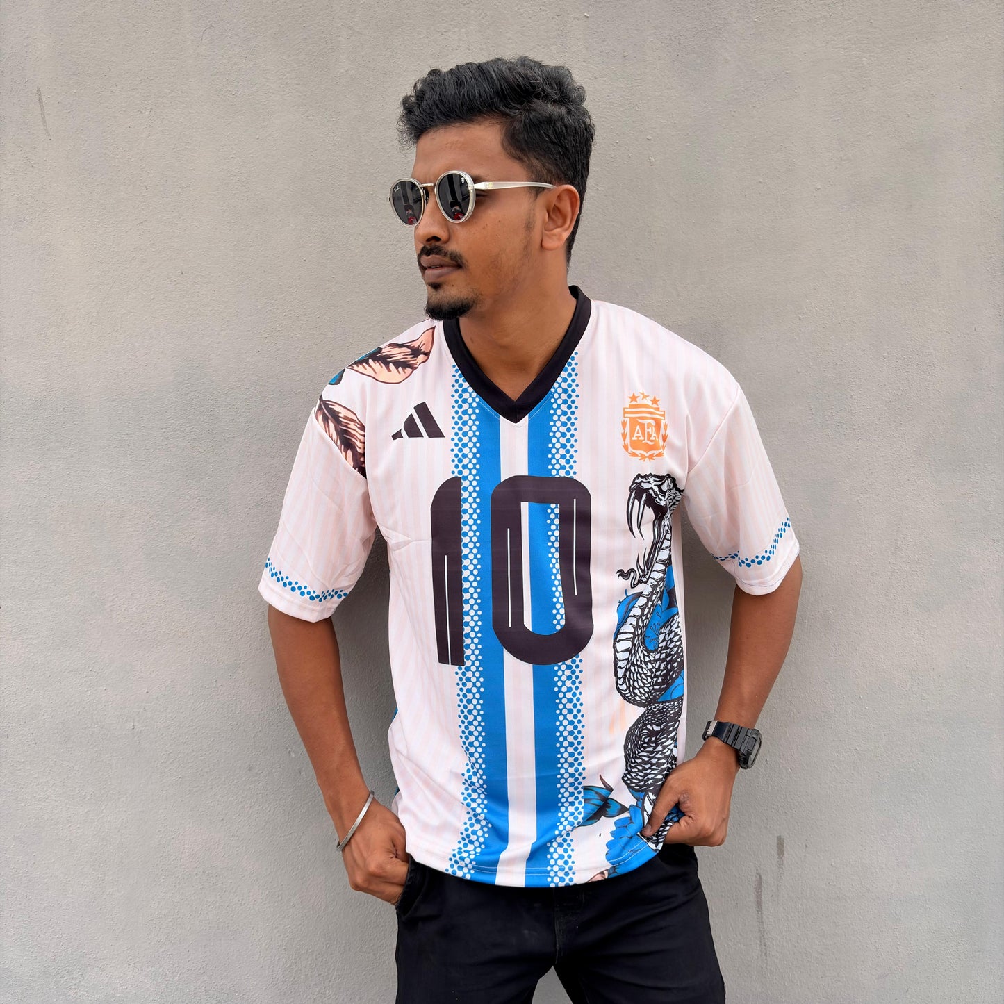 V Neck Drop shoulder Football jersey buy 3 pcs @499 and 1 pcs @199