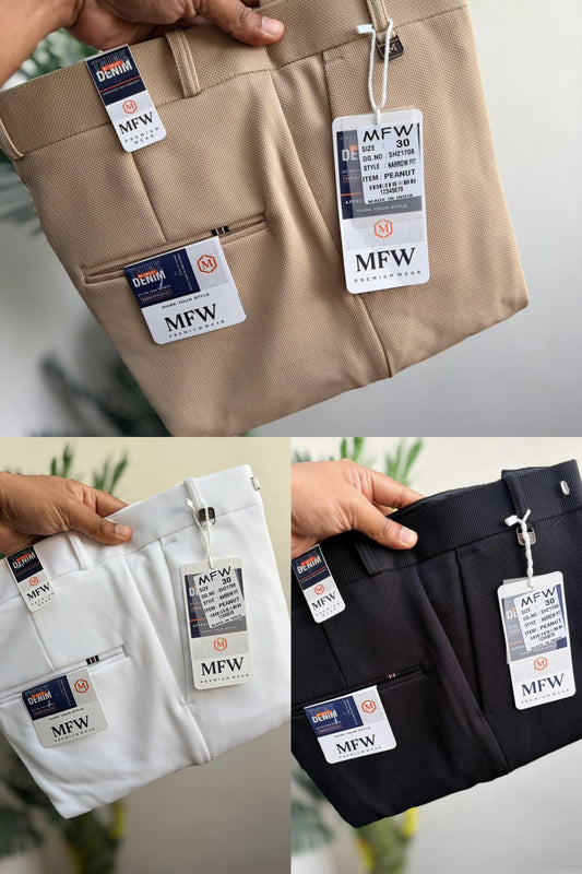 3 in 1 combo Mfw brand Penut fabric polo fit pants buy 3 pcs combo @999 (Please read description before ordering)