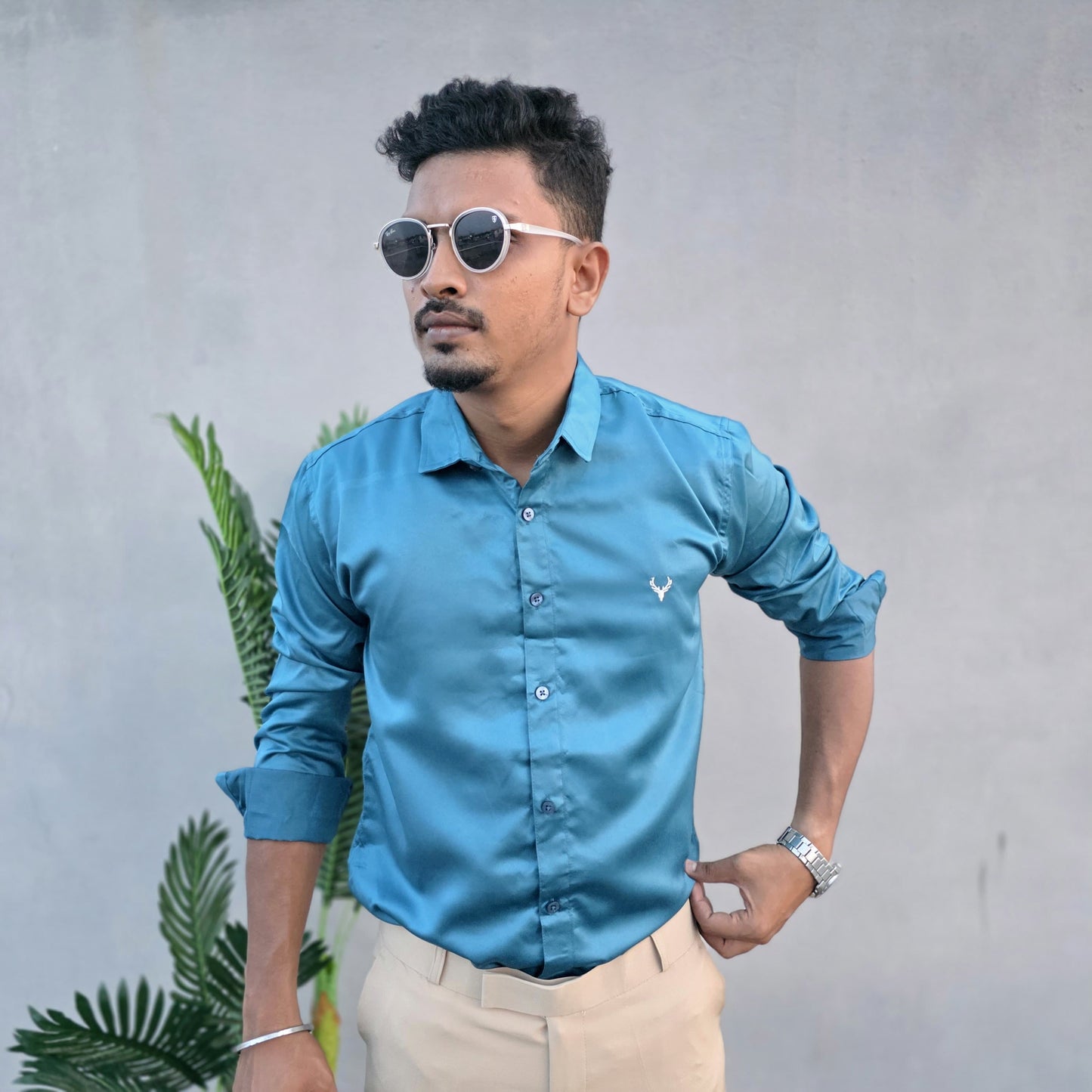 MFW Men's Full sleeve plain party wear Shirts single pcs @299 and Buy 4 pcs combo @999