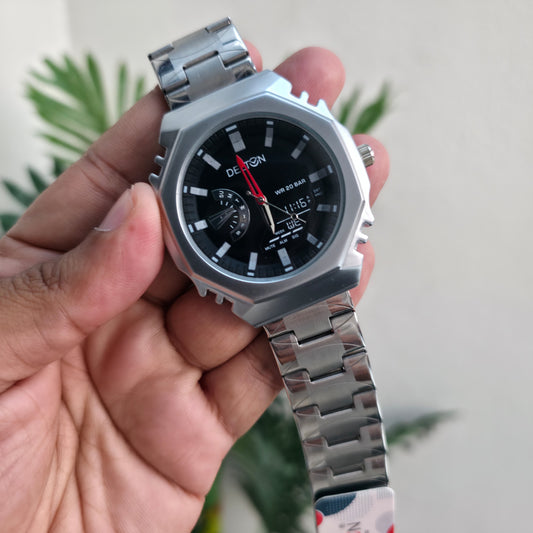 Mens most trendy Sliver strap watches @249