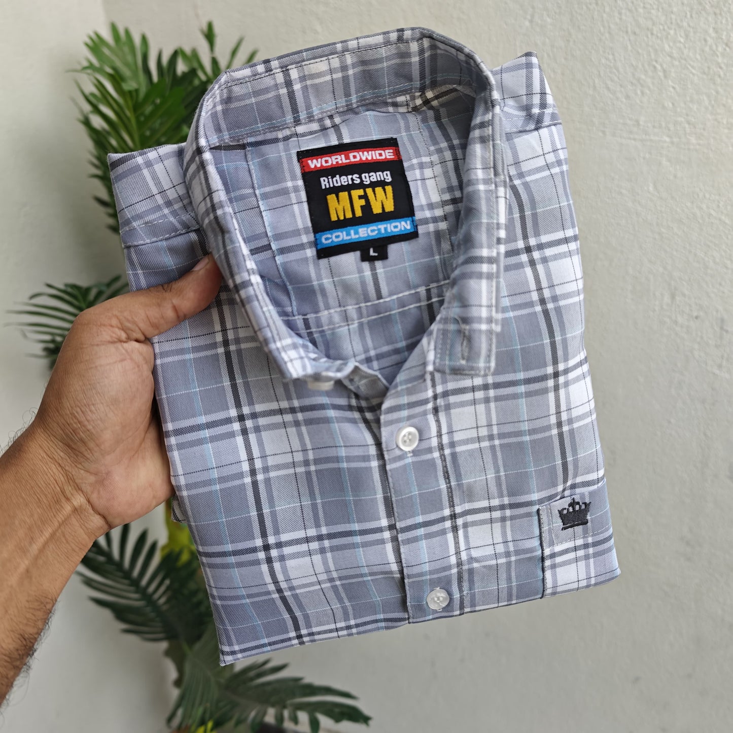 Mfw Oxford checked Shirts single pcs @299 and Buy 4 pcs combo @999