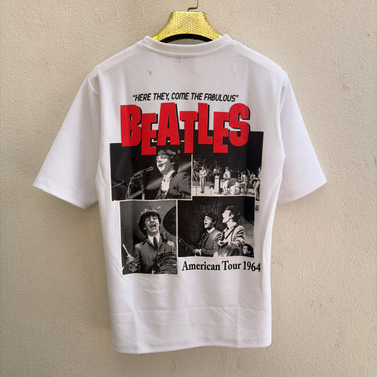 Round neck Front and back print drop shoulder Tshirt 1 pc @199 and 3 pcs @ 499(Beatles Design)