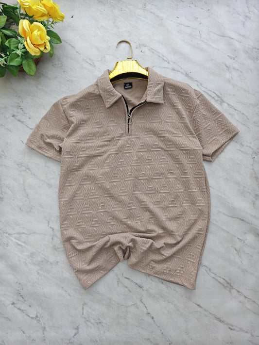 Mfw Half sleeve zipper Tshirt 1 pc @199 and 3 pcs @ 499