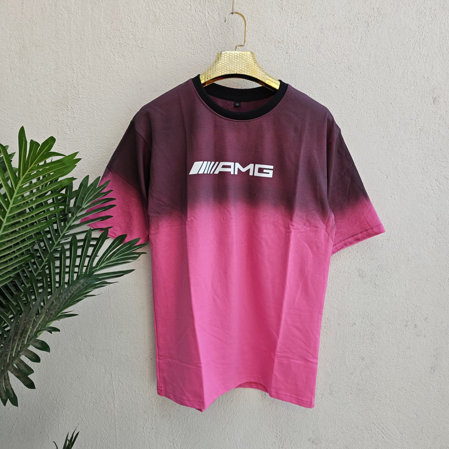 Acid wash Round neck Front and back print Drop shoulder Tshirt 1 pc @199 and 3 pcs @ 499