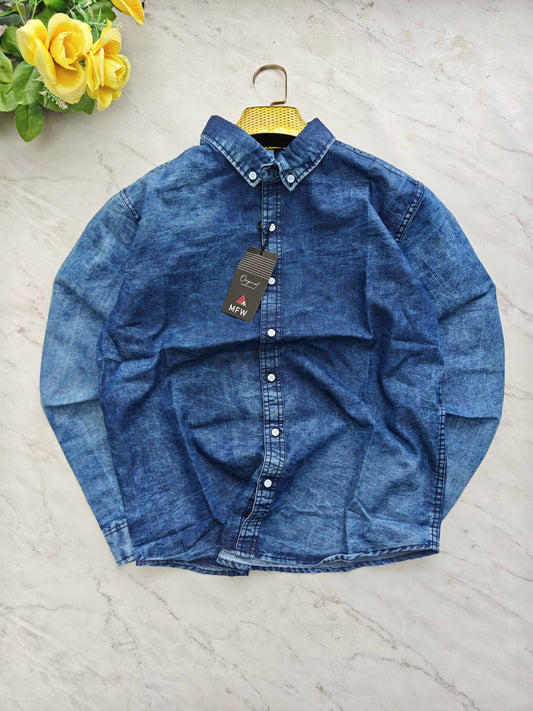 Men's Full sleeve Denim Shirts single pcs @350 and Buy 3 pc combo @999
