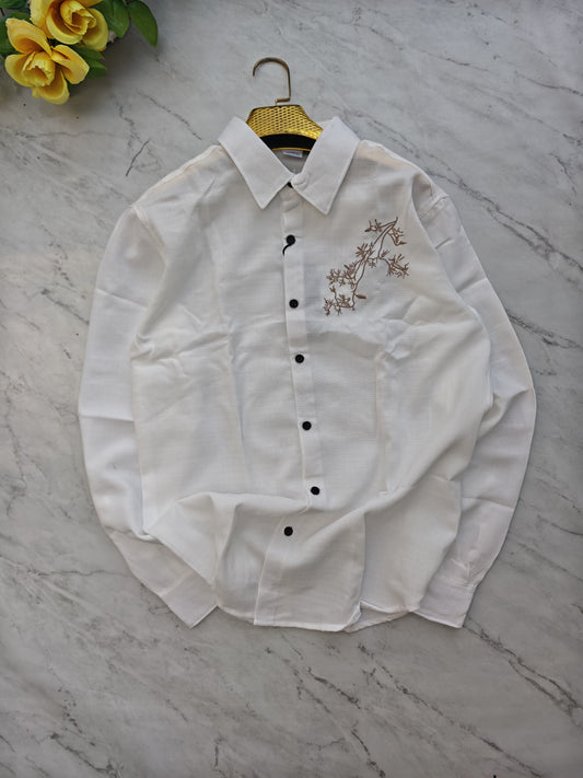 MFW Lenin embroidery work shirts Single pcs @299 and Buy 4 pcs combo @999