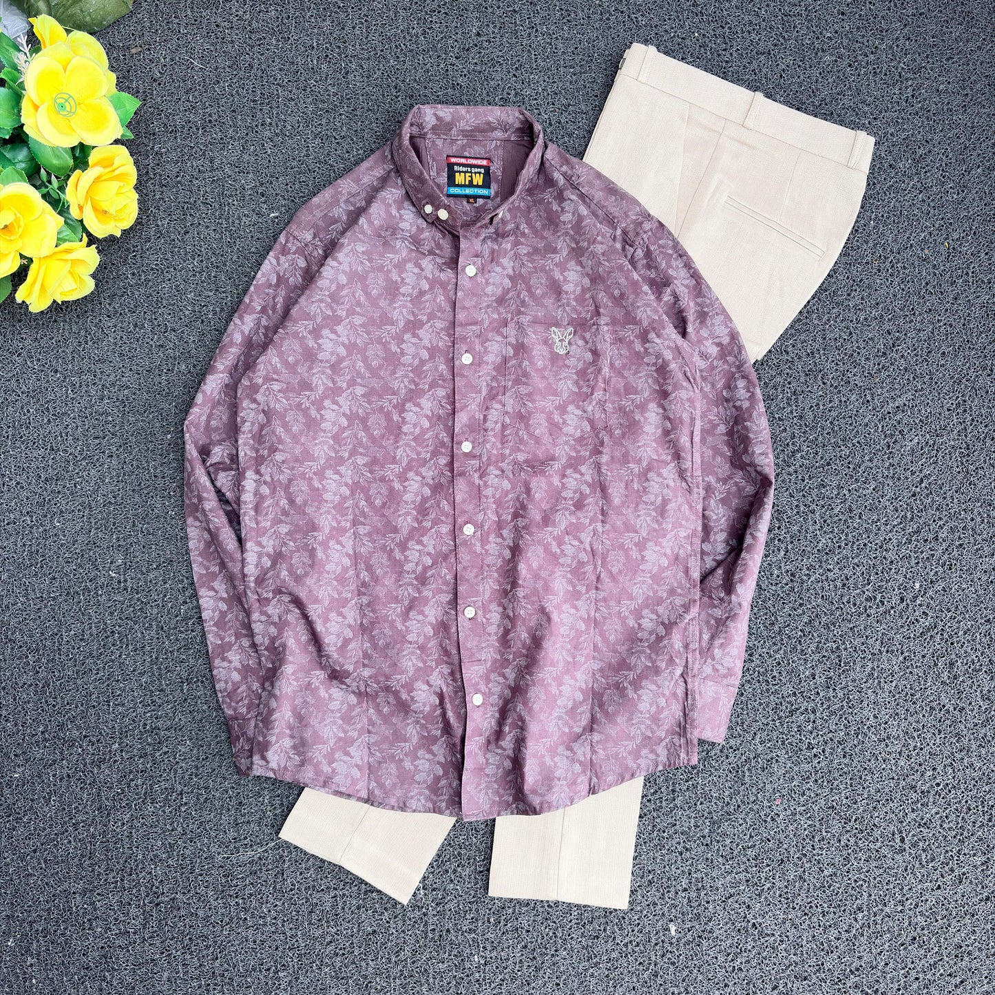 2 in 1 combo old money type Lenin Printed shirts + polo fit buy @600 only