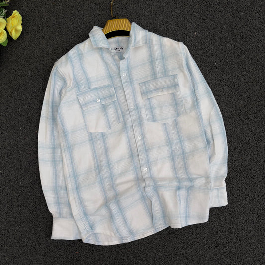 MFW Double pocket back printed shirt single pcs @350 and Buy 3 pc combo @999