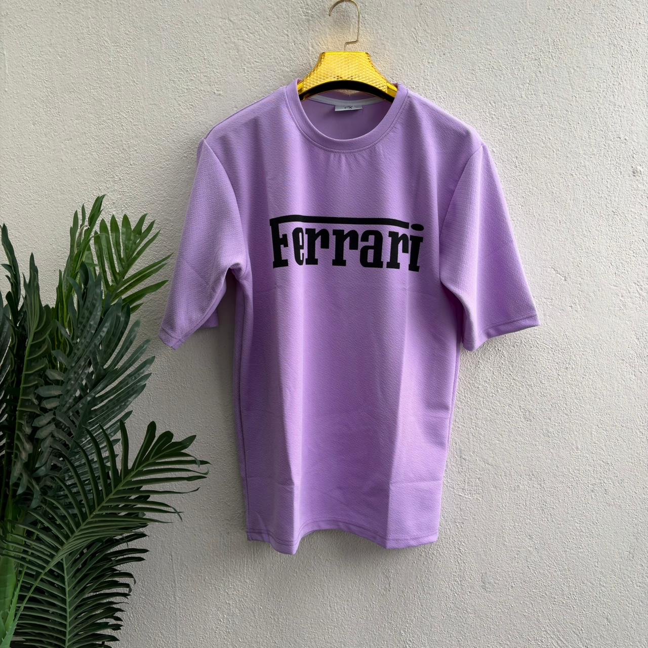 Round neck Front and back print droup shoulder Tshirt 1 pc @199 and 3 pcs @ 499