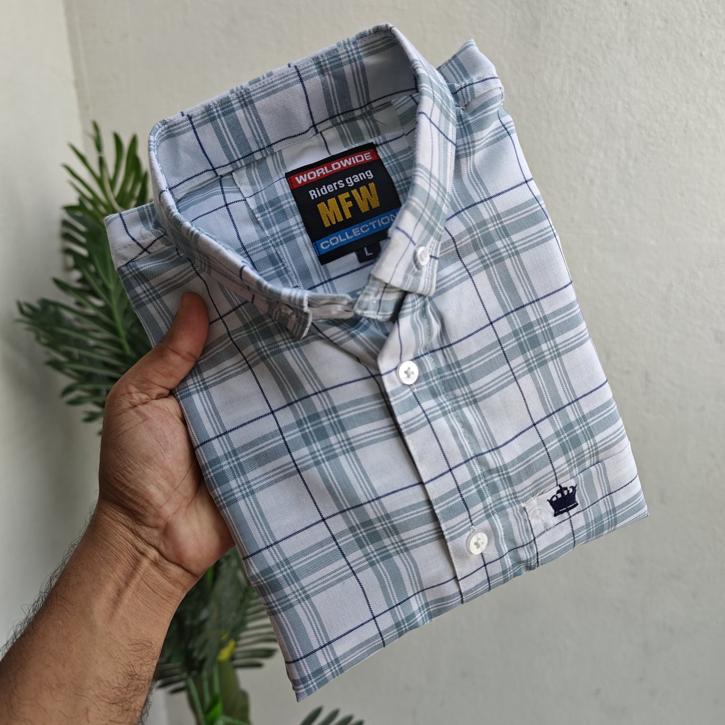 Mfw Oxford checked Shirts single pcs @299 and Buy 4 pcs combo @999