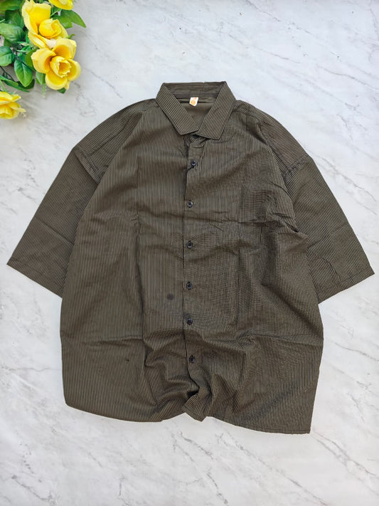Mfw Baggy Boxy Fit Drop shoulder stripes shirt buy @250 rs