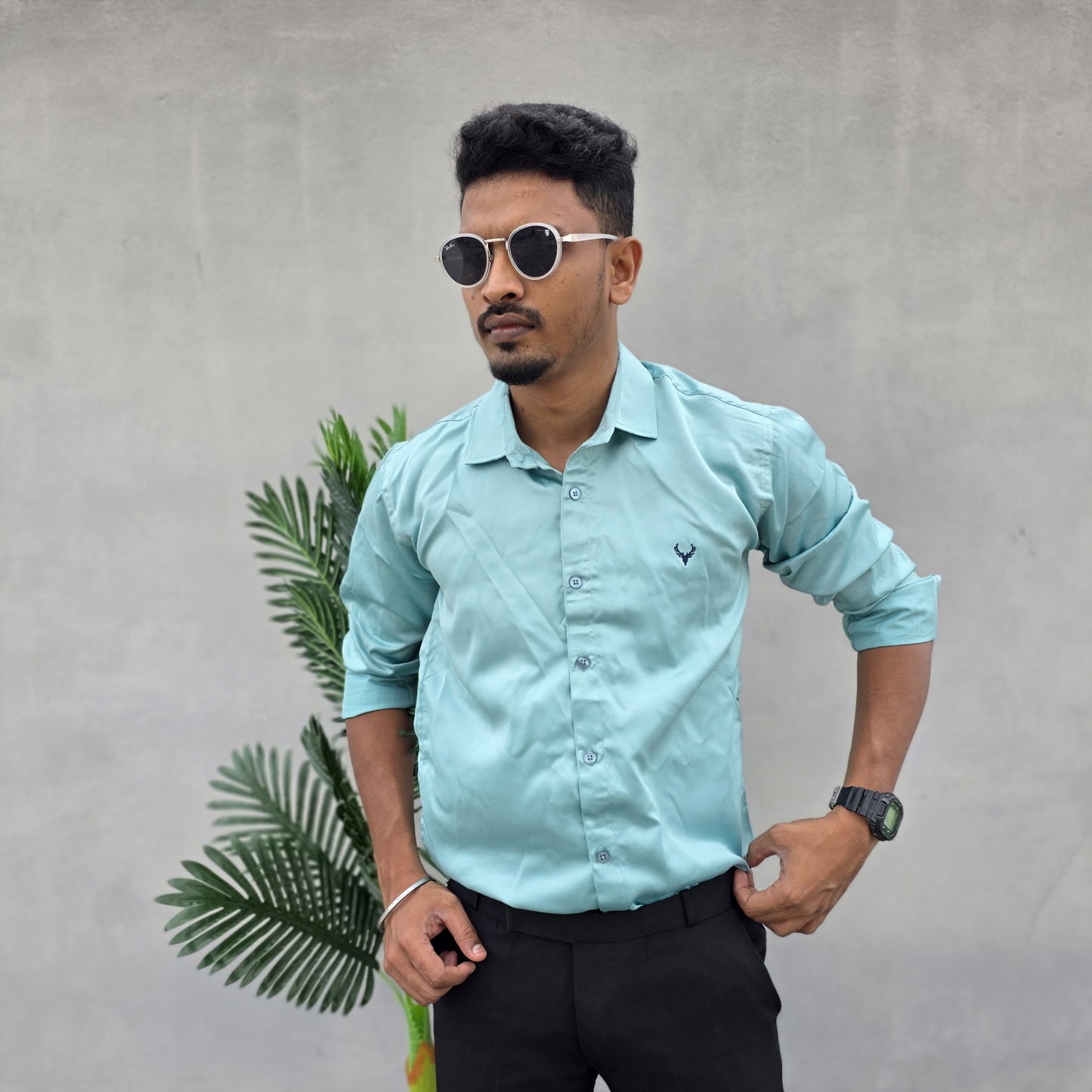 MFW Men's Full sleeve plain party wear Shirts single pcs @299 and Buy 4 pcs combo @999