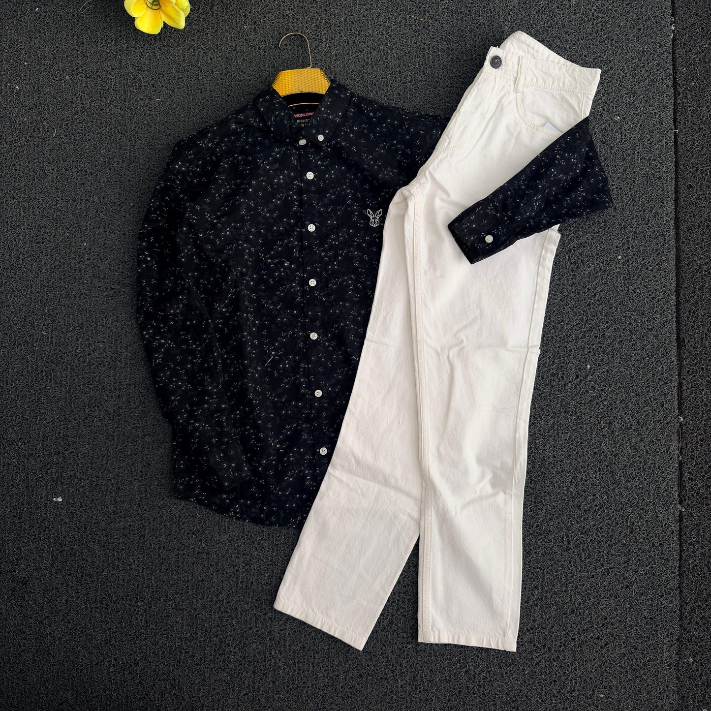 2 in 1 combo Old money Lenin printed shirts + mom fit jeans buy @600