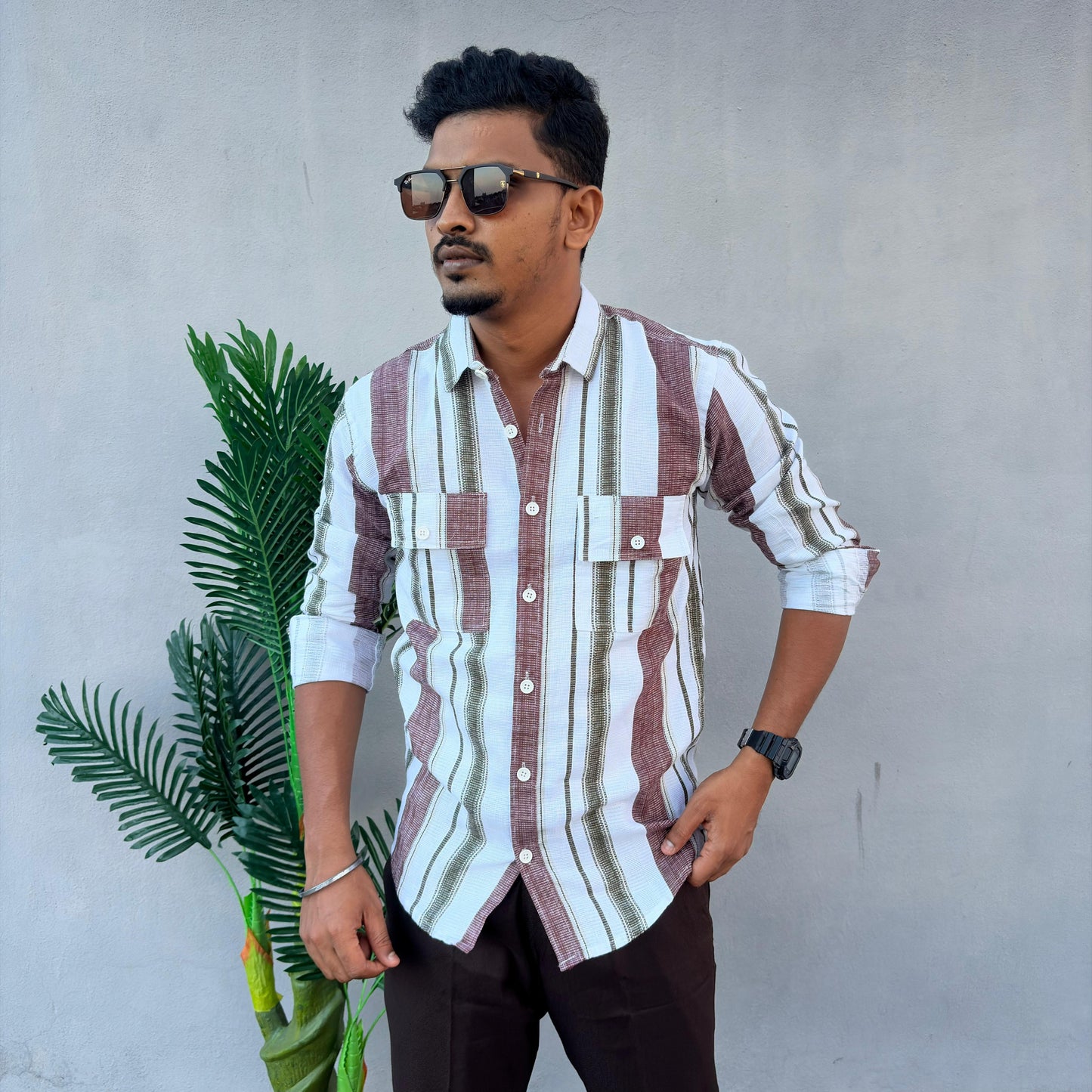 Men's Full sleeve Double pocket Shirts Shirts single pcs @299 and Buy 4 pcs combo @999