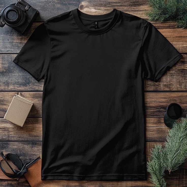 Men's cotton round neck plain black Tshirt 1 pc @199 and 3 pcs @ 499
