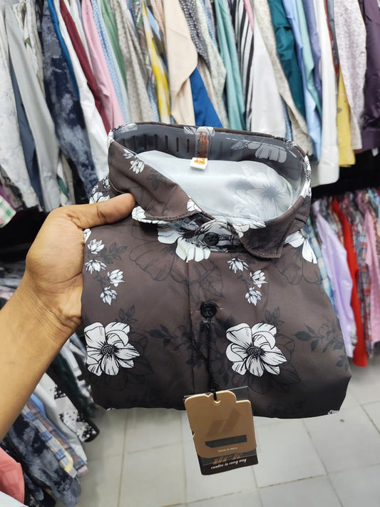 3 in 1 combo vescose printed shirts + korean baggy type polo fit pants+Chelsea boots buy @999 rs only