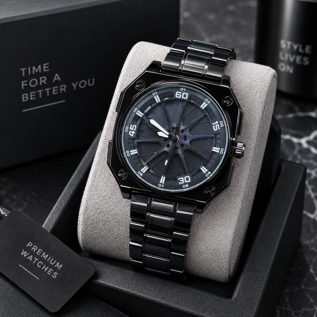 Trending Metal Strap Spinning Watch buy @350rs