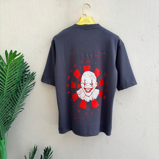 Round neck Front and back print droup shoulder Tshirt 1 pc @199 and 3 pcs @ 499