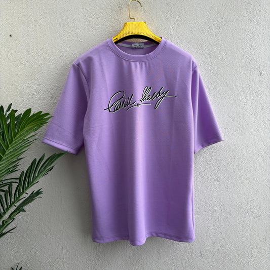 Round neck Front and back print droup shoulder Tshirt 1 pc @199 and 3 pcs @ 499