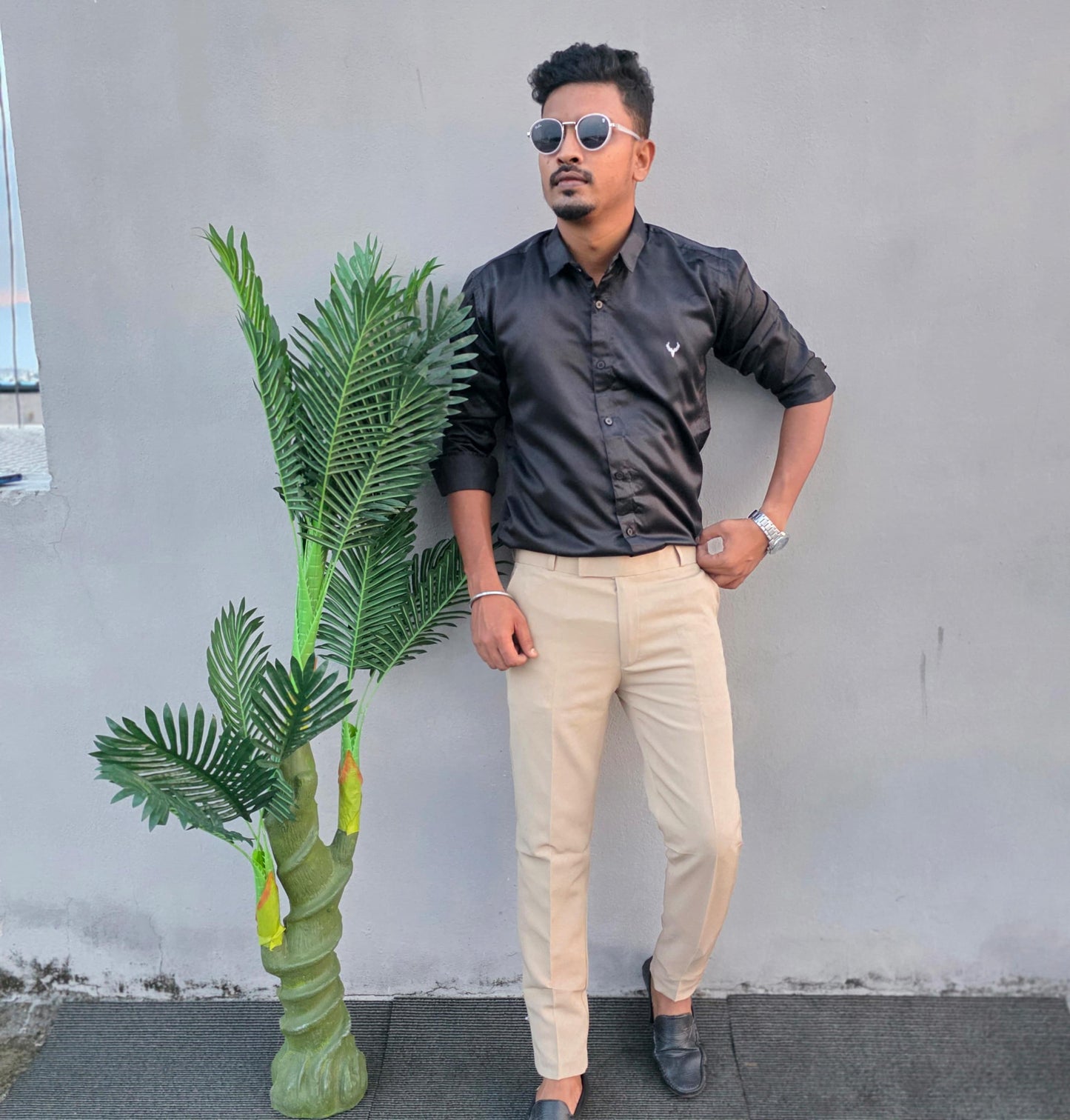 MFW Plain party wear Shirts and Polo Fit pant combo buy @599 only