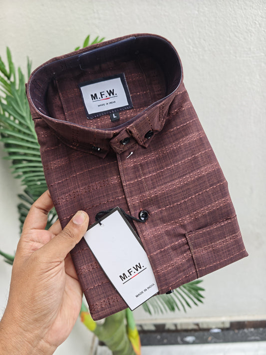 MFW Full sleeve Textured Shirt Single pcs @299 and Buy 4 pcs combo @999