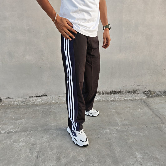 Mfw Baggy Street Wear Stripes Track pants buy 1 pc @199 3 pcs @ 499(Black)