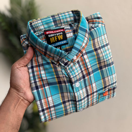 MFW old money checked full sleeve Shirts single pcs @299 and Buy 4 pcs combo @999