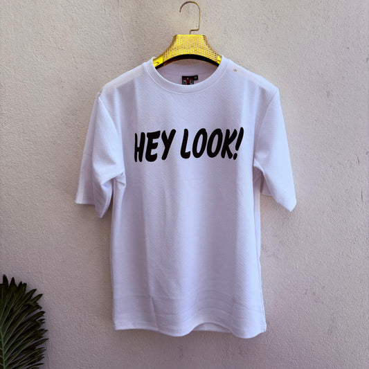 Round neck Front and back print droup shoulder Tshirt 1 pc @199 and 3 pcs @ 499