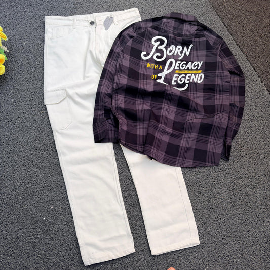 2 in 1 combo back Printed shirts + 6 pocket mom fit jeans buy @600