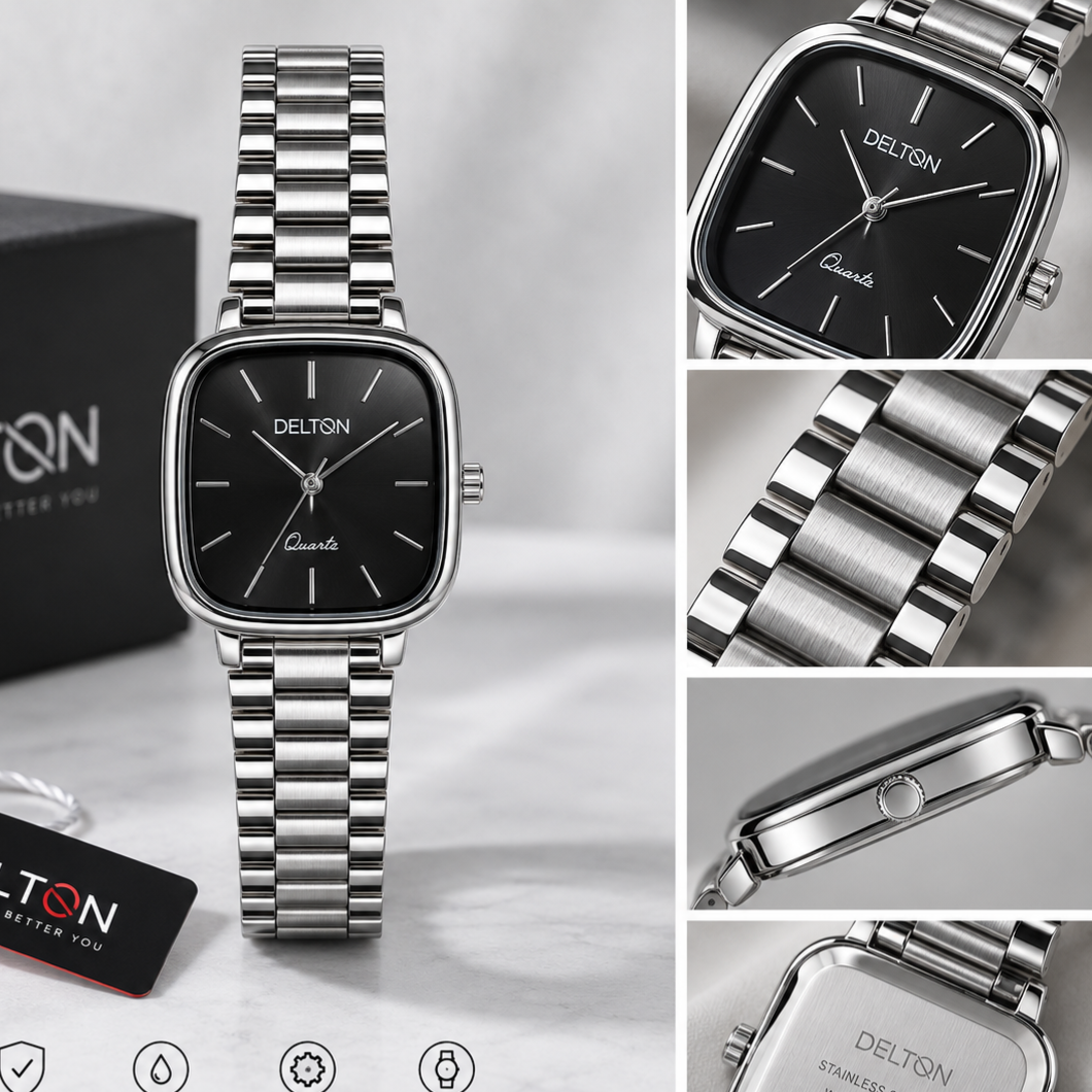 MFW Square style stainless Steel watch Buy @200rs